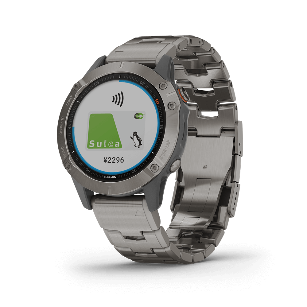 fēnix 6 Sapphire Ti Gray | スマートウォッチ | Garmin 日本