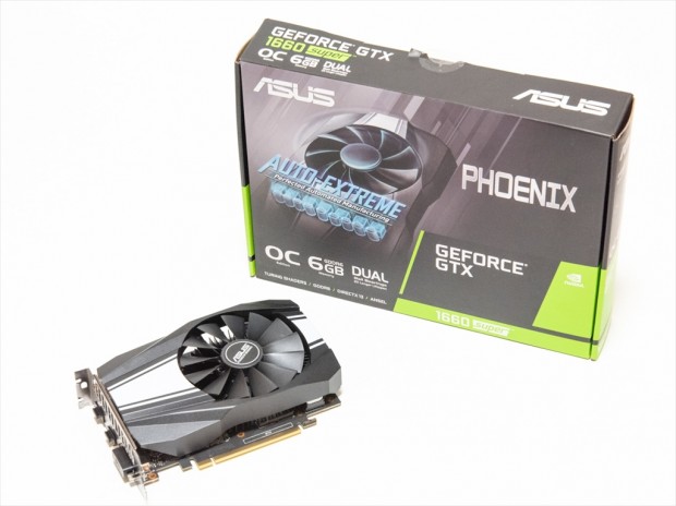 GDDR6化で性能アップ、ASUSのGTX 1660 SUPER搭載カード「PH-GTX1660S