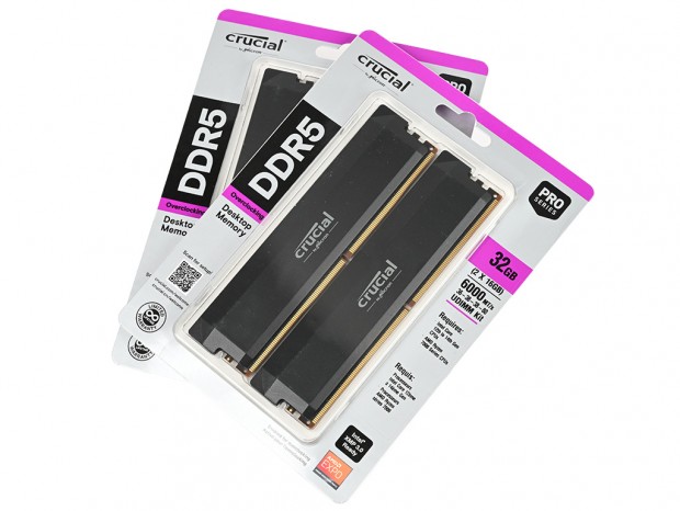 従来から25％低レイテンシなDDR5 OCメモリ、Crucial「Pro Overclocking