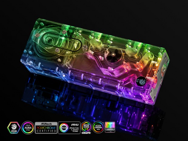 Bitspower、ラジエターに装着できるアクリルリザーバータンク「XYZ