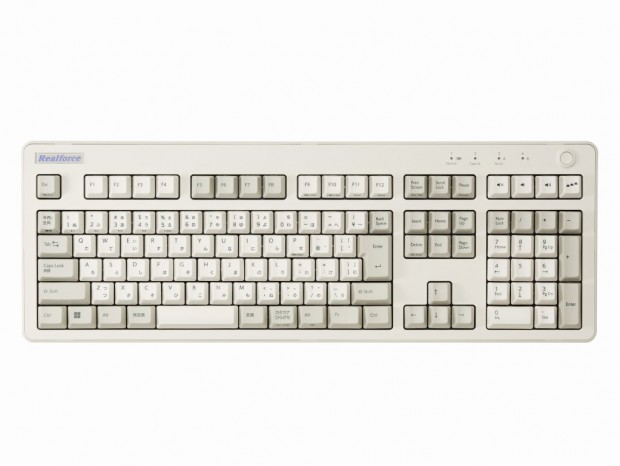 東プレ、レトロ感漂う限定カラー「REALFORCE R3 Keyboard Ivory