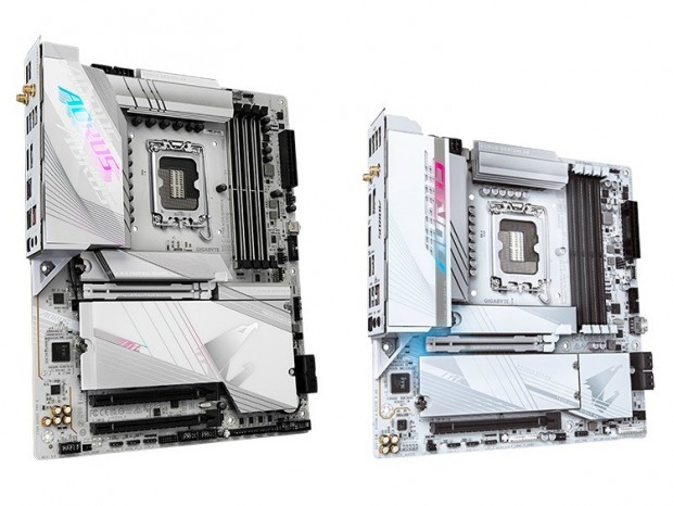 GIGABYTE、Intelの次世代CPUに対応する白いゲーミングマザーボード2種