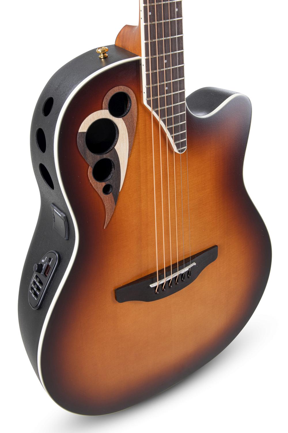 Ovation Celebrity Deluxe E-Acoustic Guitar CDX40-1-G, Vintage