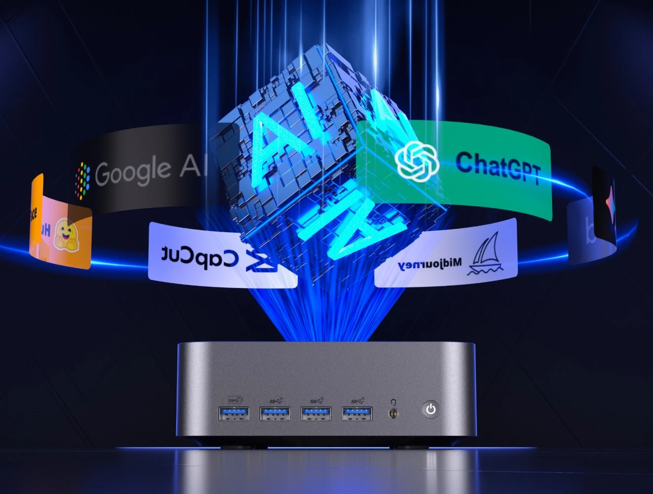 GT1 Mega AI mini PC | Powered by Intel Core Ultra 7/9 - GEEKOM