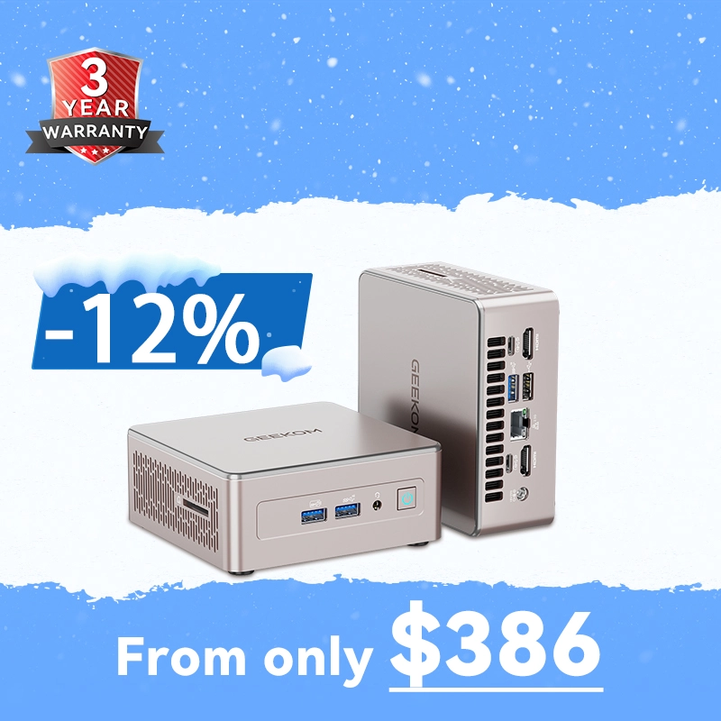 GEEKOM A5 Mini PC: High-Speed Computing with AMD Ryzen™ 7