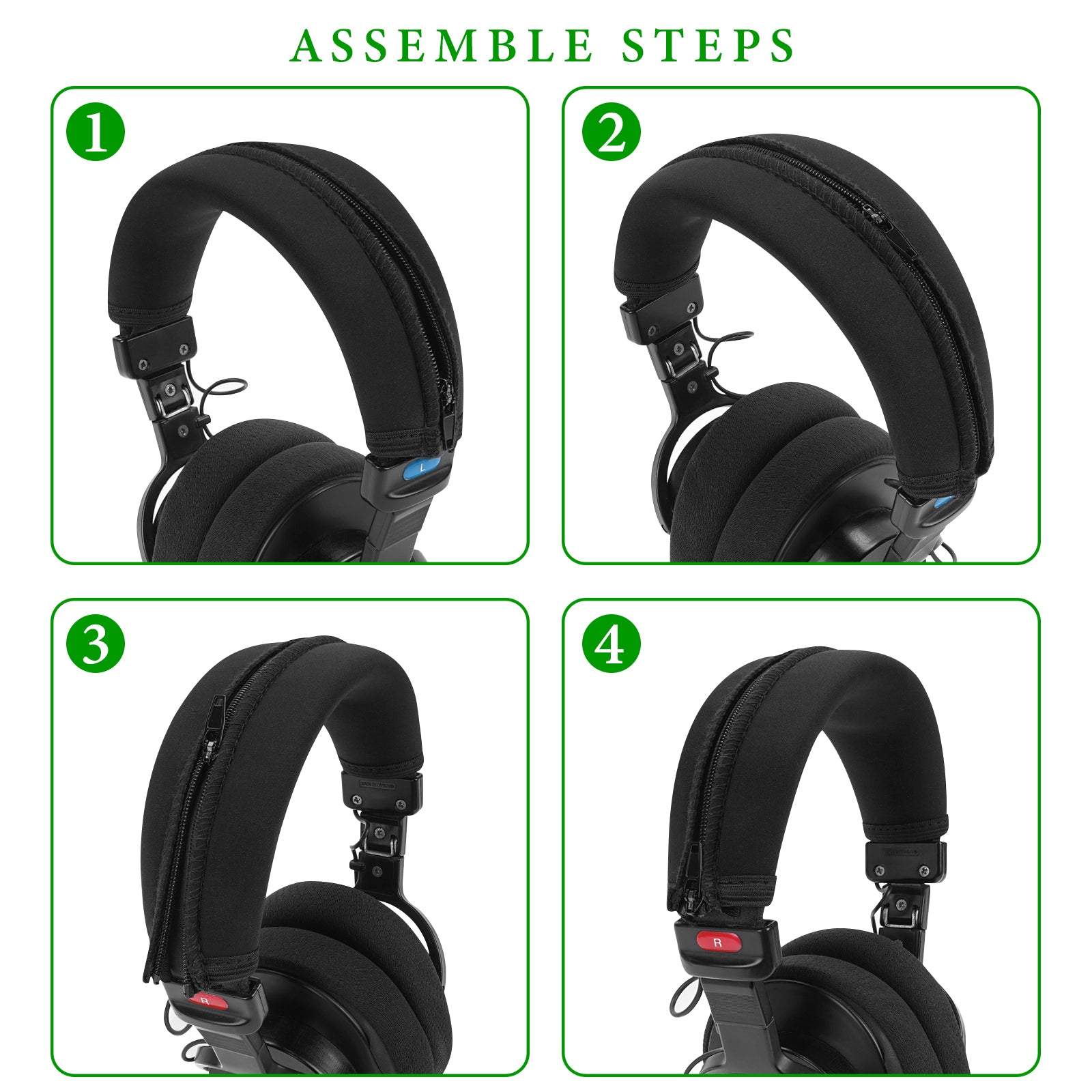 Geekria カバー 互換性 伸縮素材 ヘッドバンドカバー ソニー Sony MDR