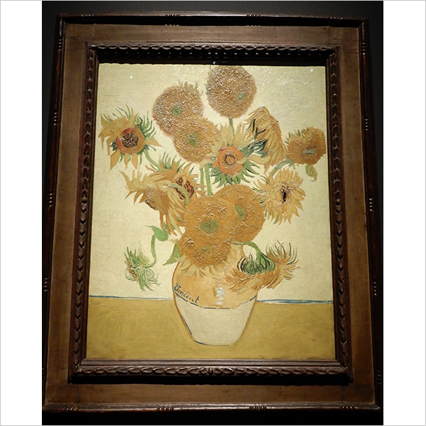 若林景光向日葵油絵