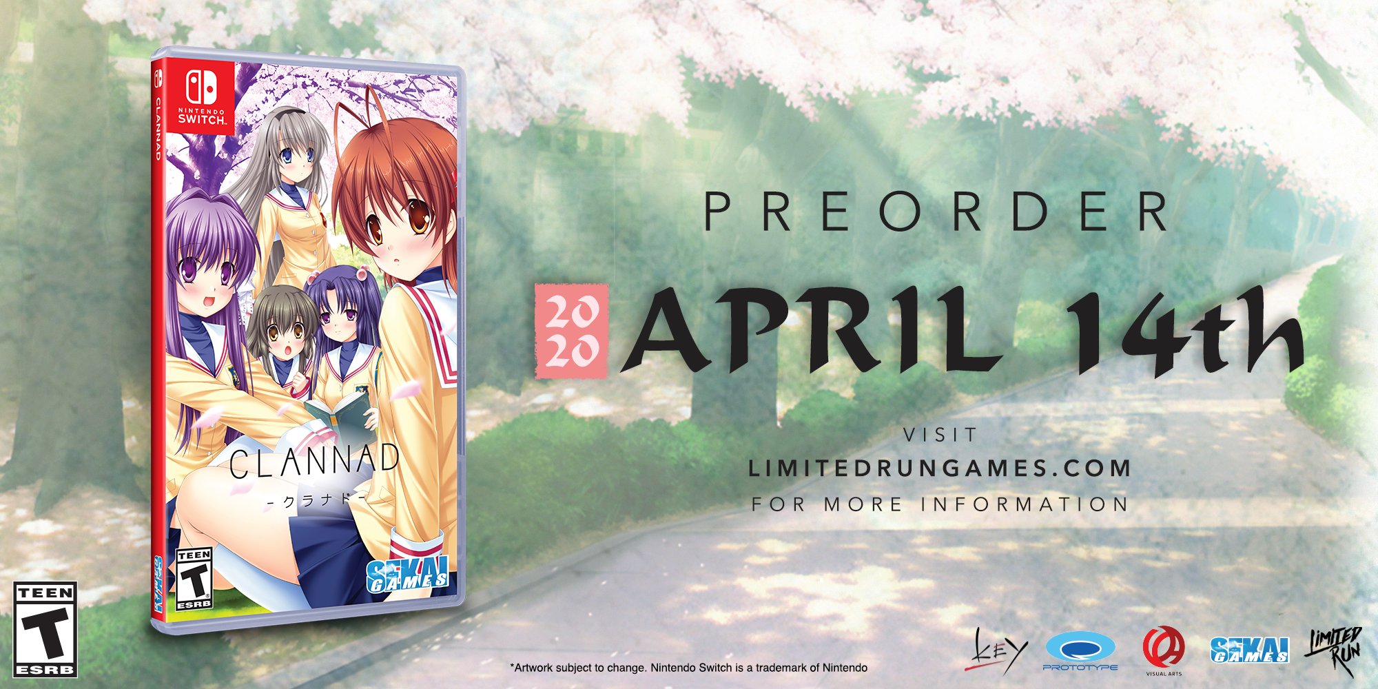 Clannad for Switch limited print physical edition announced - Gematsu