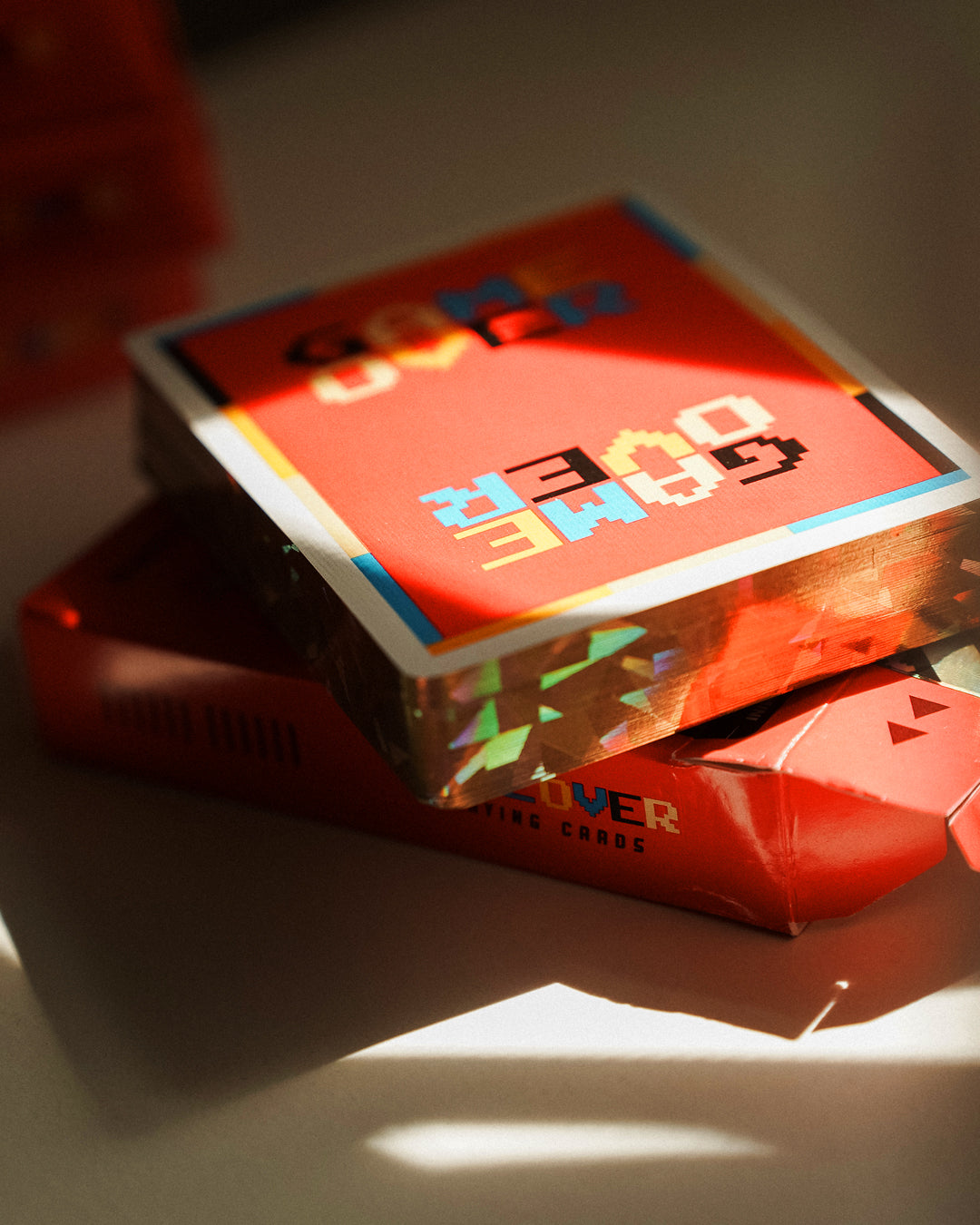 Game Over Red GOLD HOLO GILDED – Gemini Decks