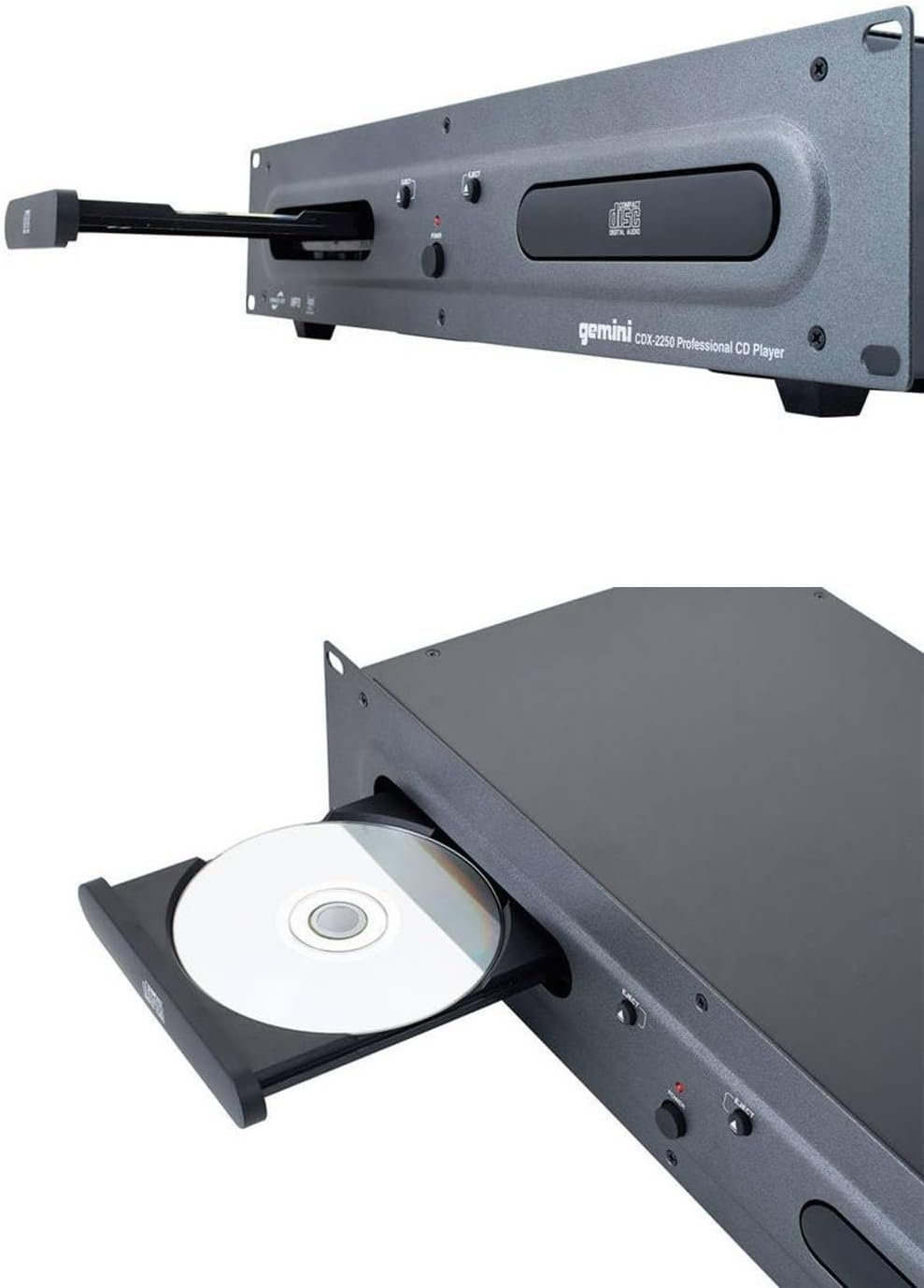 Pro DJ Audio Equipment Mountable Dual CD CD-R Media Players USB Input