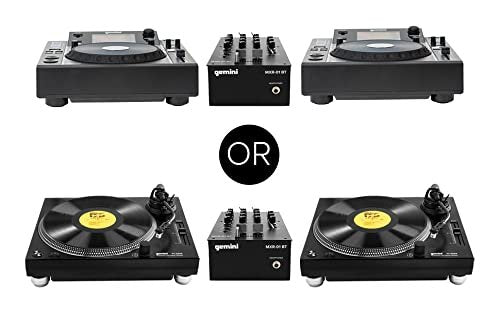 Profesional DJ Pod Mezcladores Equipo de audio 2 canales Entradas