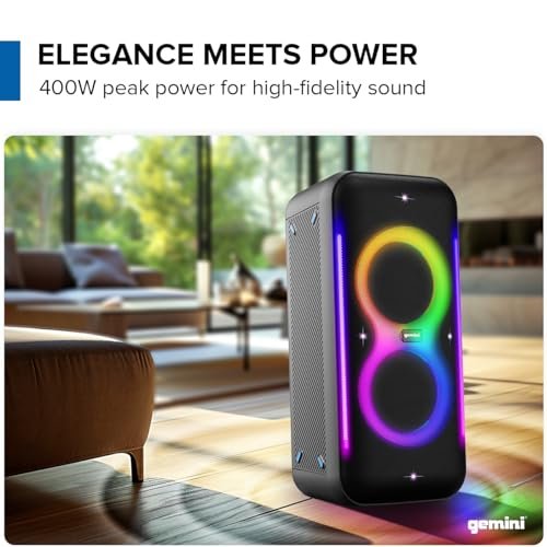 Gemini Sound UltraRave Duo | Elite 400W Bluetooth Party Speaker