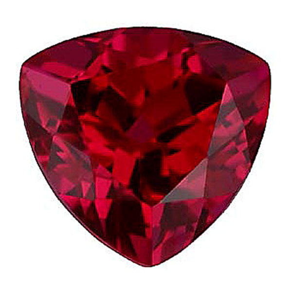Lab Created Dark Ruby# 7, Trillion - Cubic Zirconia (CZ), Natural