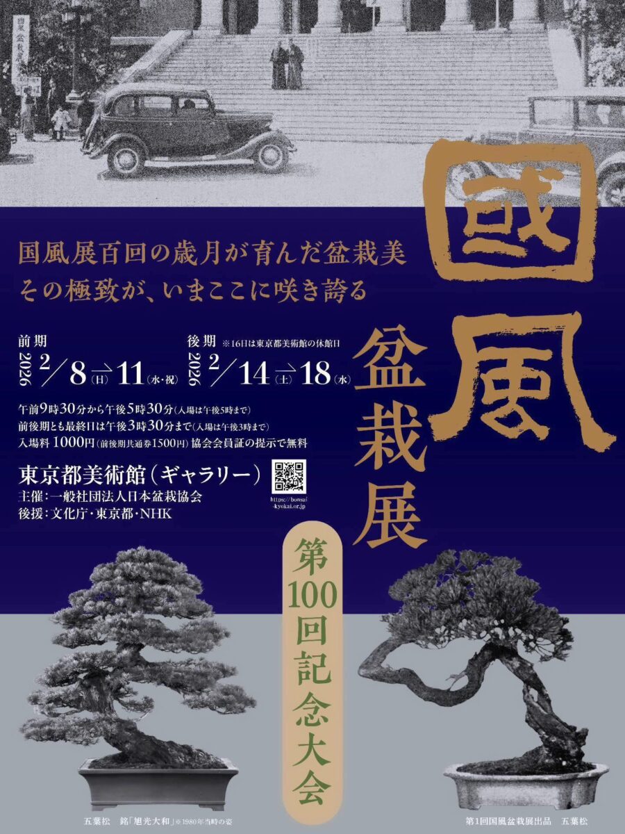 第100回『国風盆栽展』 – 現代盆栽 Gendaibonsai