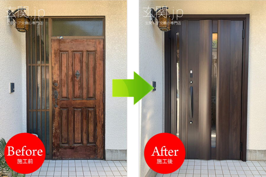 安心してお任せ出来ました！静岡県の玄関ドア交換事例 | 玄関.jp