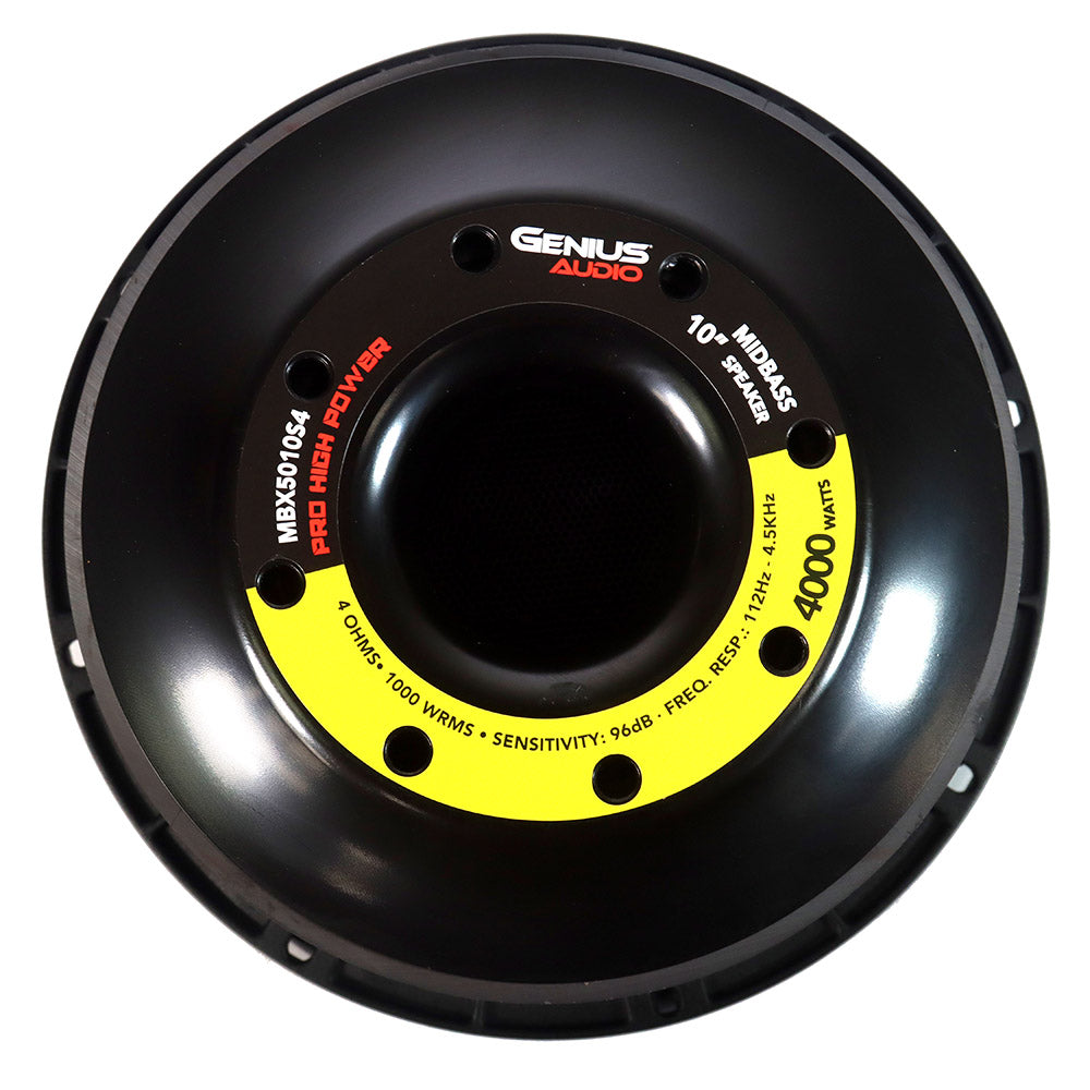 10” PROFESSIONAL MIDBASS SPEAKER 2000 WMAX – GENIUS AUDIO USA