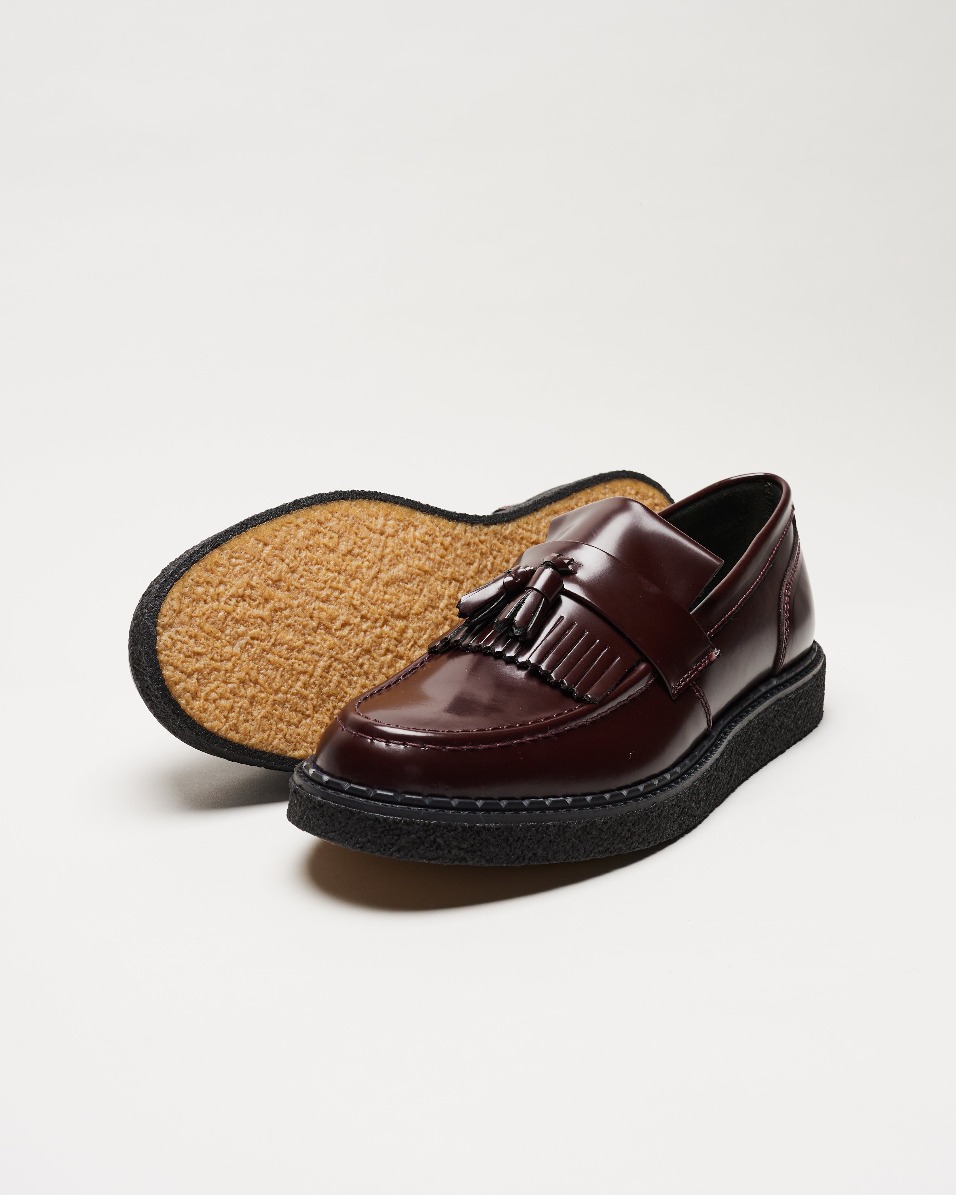 Fred Perry Tassel Loafer Oxblood – George Cox