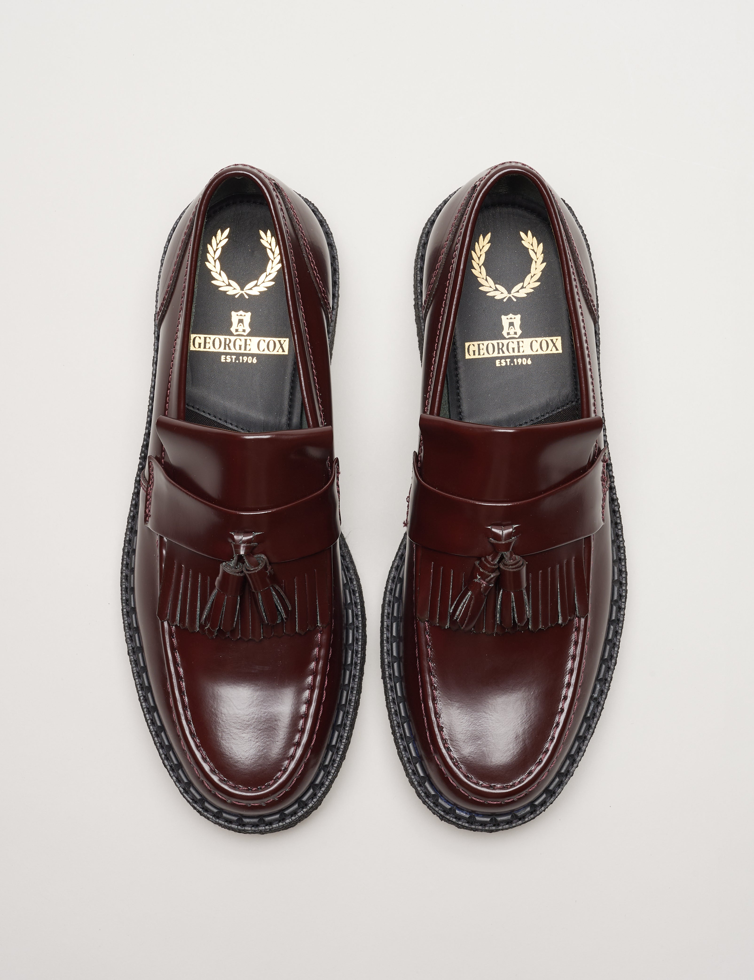 Fred Perry Tassel Loafer Oxblood – George Cox