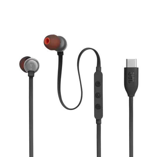 JBL JBLT310CBLKAM T310CBLKAM Tune 310C Wired In-Ear USB-C Headphone