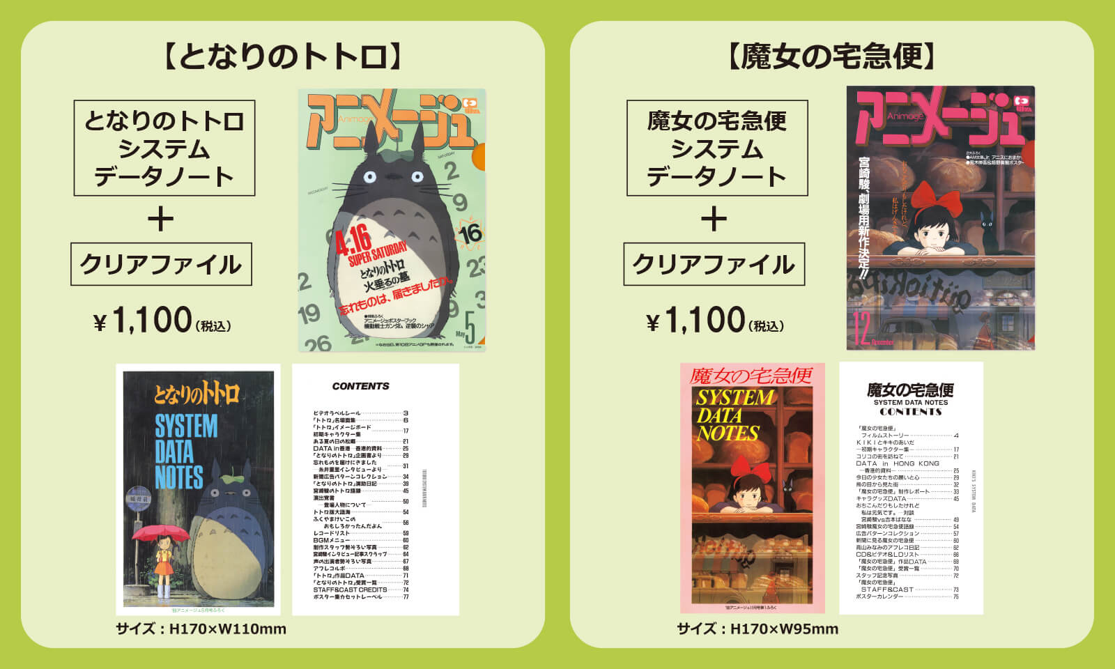 アニメージュとジブリ展 』開催記念 復刻付録 - 三鷹の森ジブリ美術館