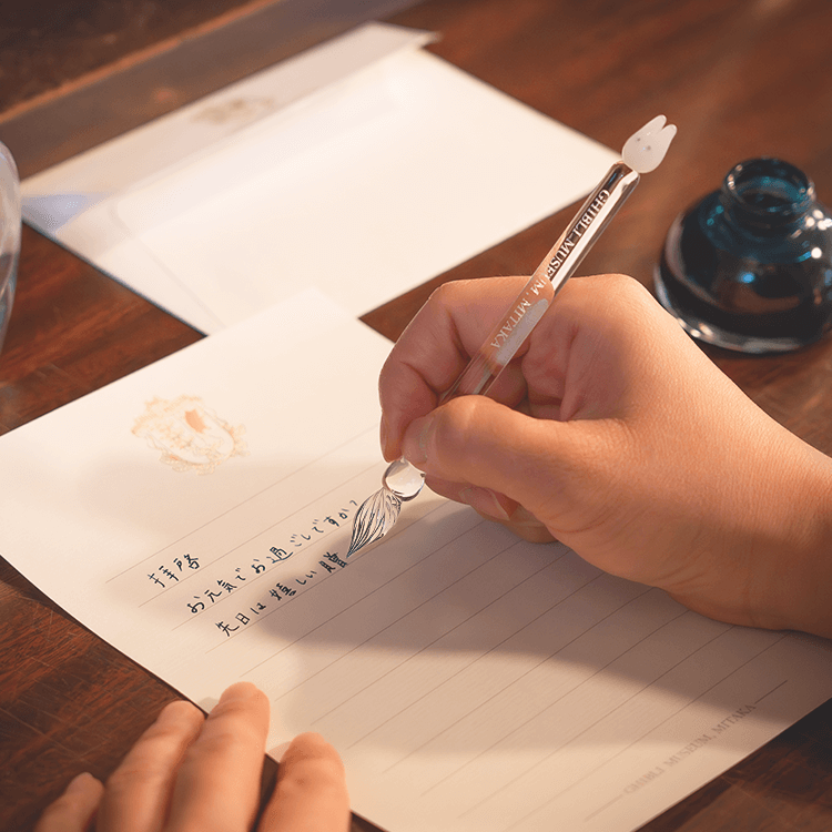 ジブリ美術館オリジナル ガラスペン 小トトロ｜三鷹の森ジブリ美術館