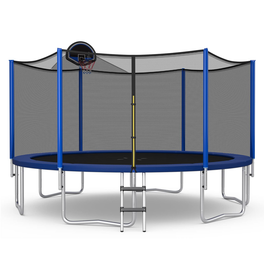 Giantex Trampoline, 12/14/15/16FT Outdoor Recreational Trampoline