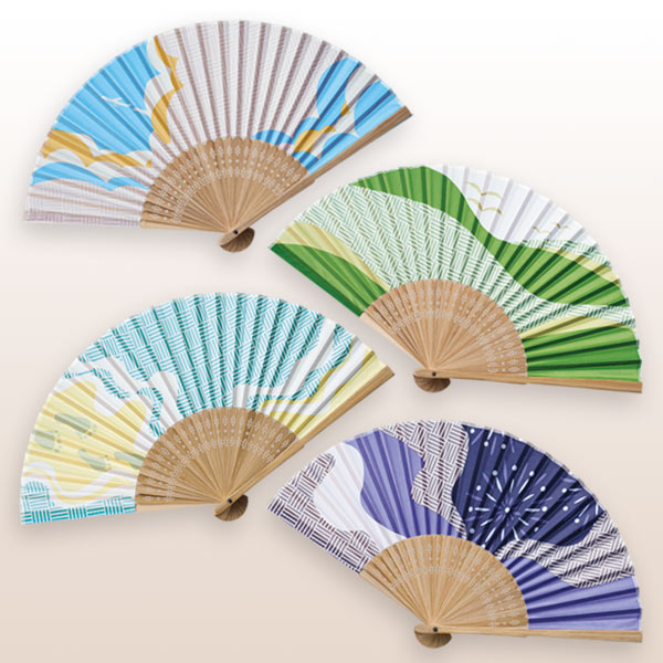 夏景色扇子｜123682｜商品詳細｜ノベルティ・販促品・各種記念品の専門