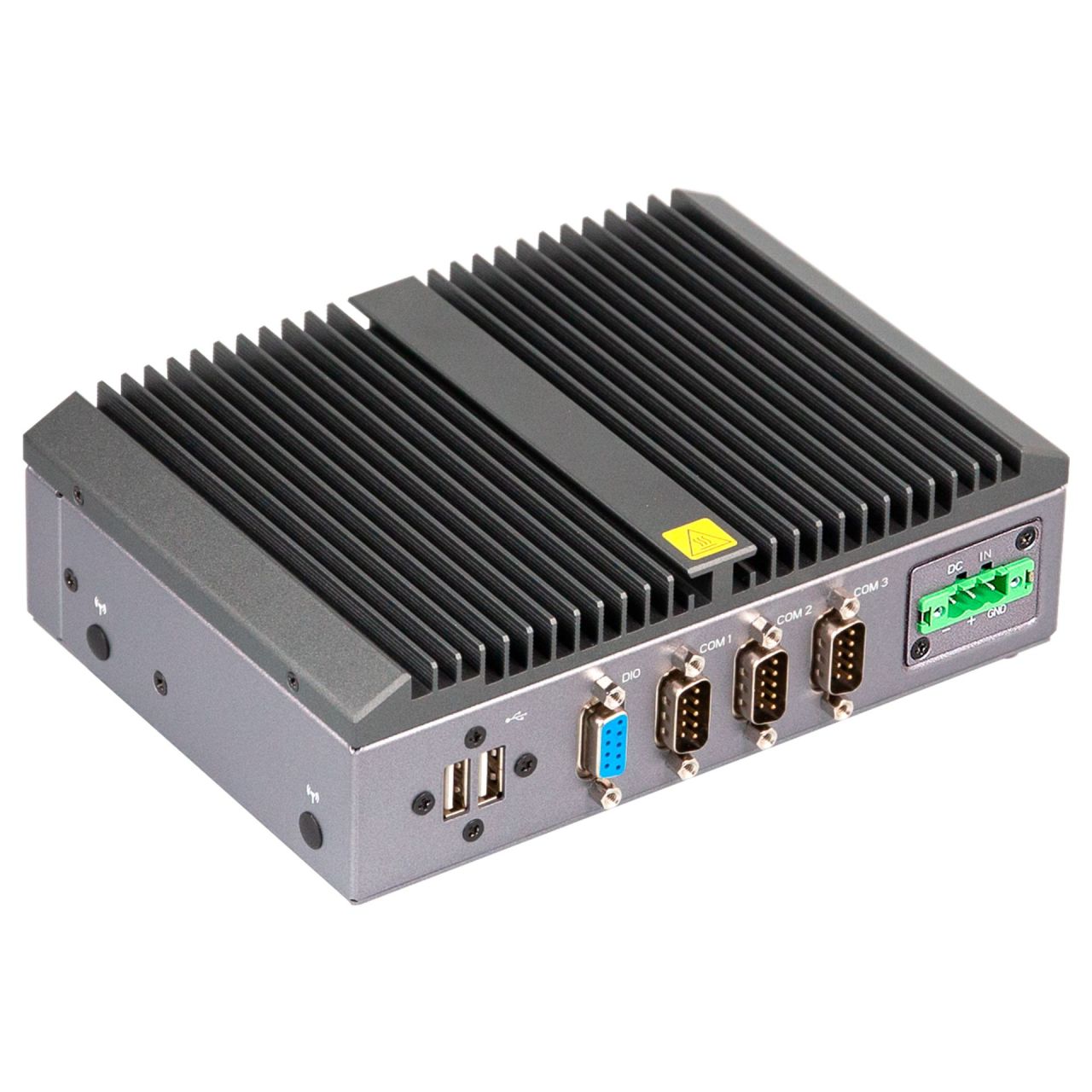 QBiX-Pro-EHLA6412H-A1 | Fanless industrial system with Intel