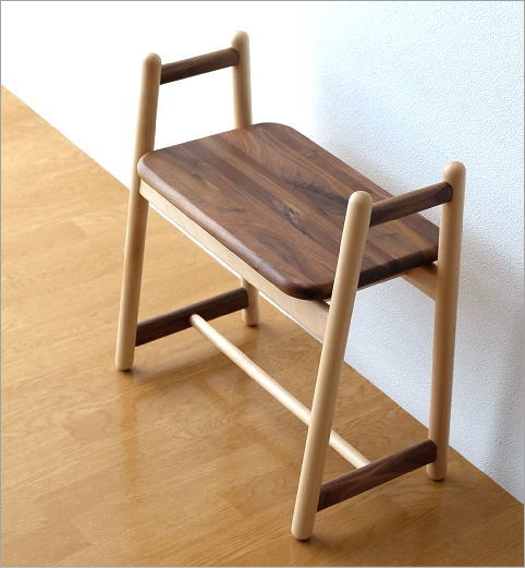 スツール 木製 椅子 おしゃれ 補助椅子 玄関 腰掛け チェア 持ち手