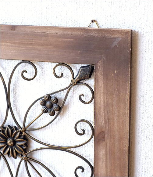 壁飾り アイアン おしゃれ アンティーク 木製 アートパネル アート