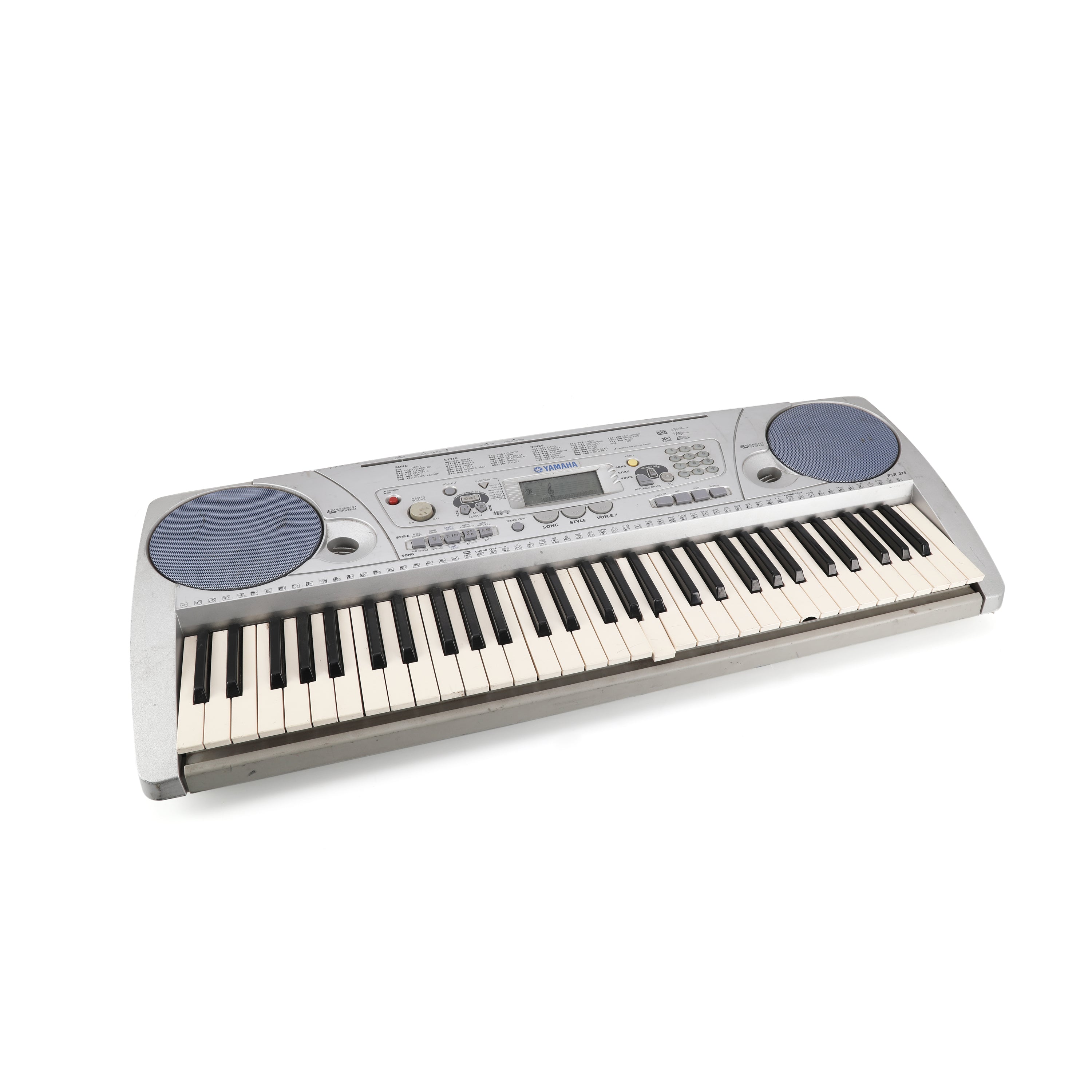 Silver Yamaha Keyboard w/ Blue Speakers - Gil & Roy Props
