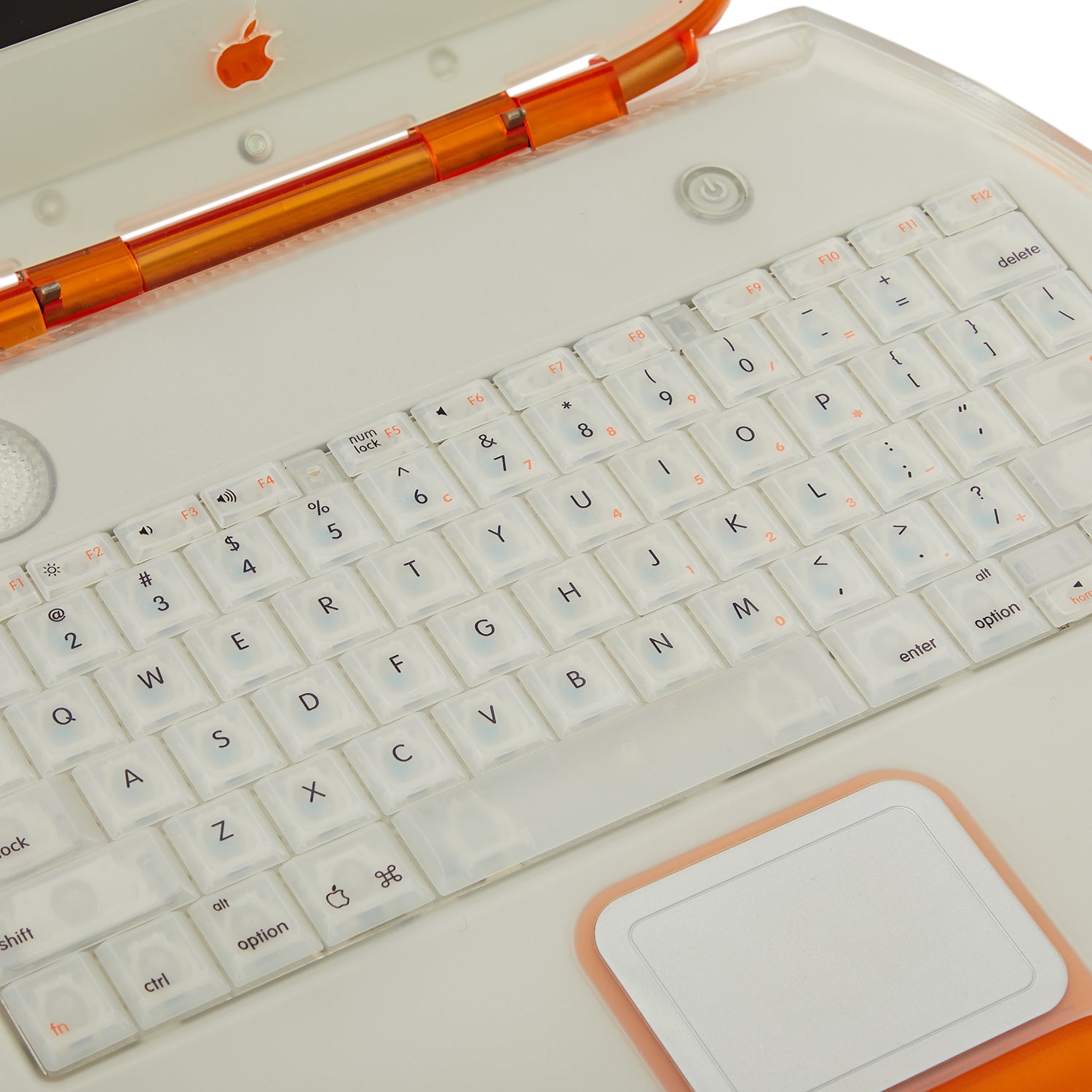 Orange Apple iBook Laptop - Gil & Roy Props