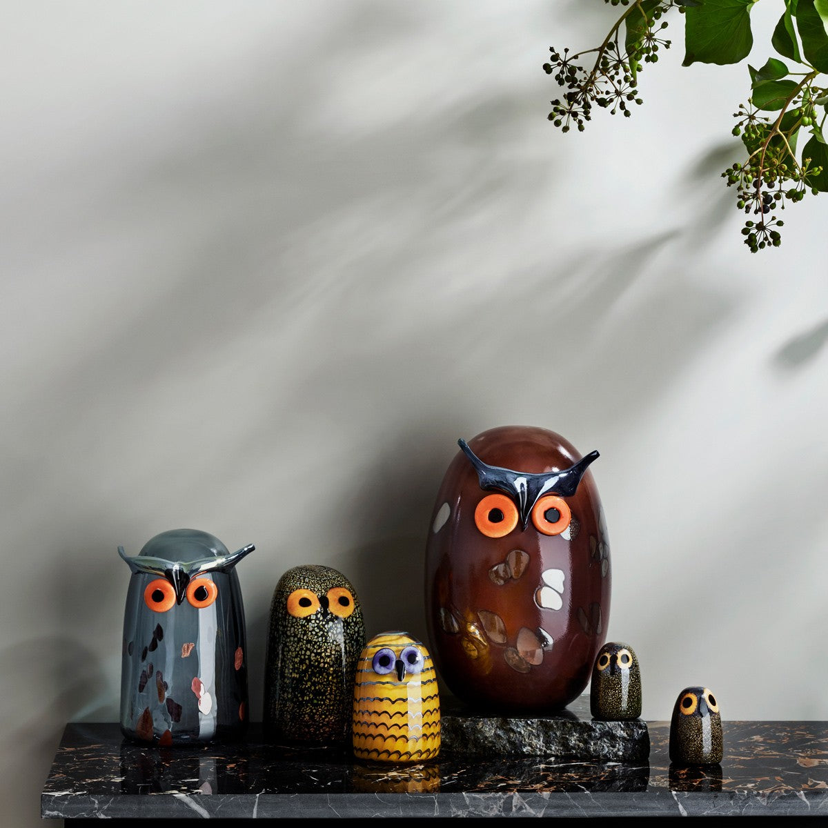 iittala Toikka Barn Owl Set - Sale iittala Toikka Glass Birds