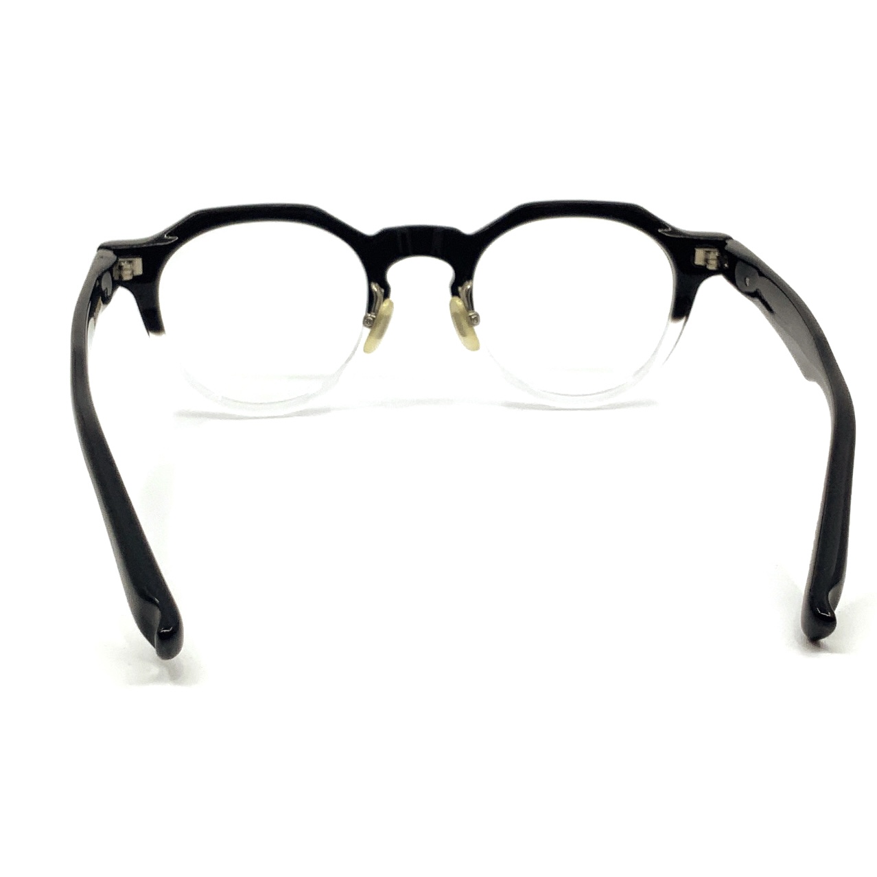 999.9 フォーナインズ メガネ FN-0246 638 ブラック×クリア ツートン