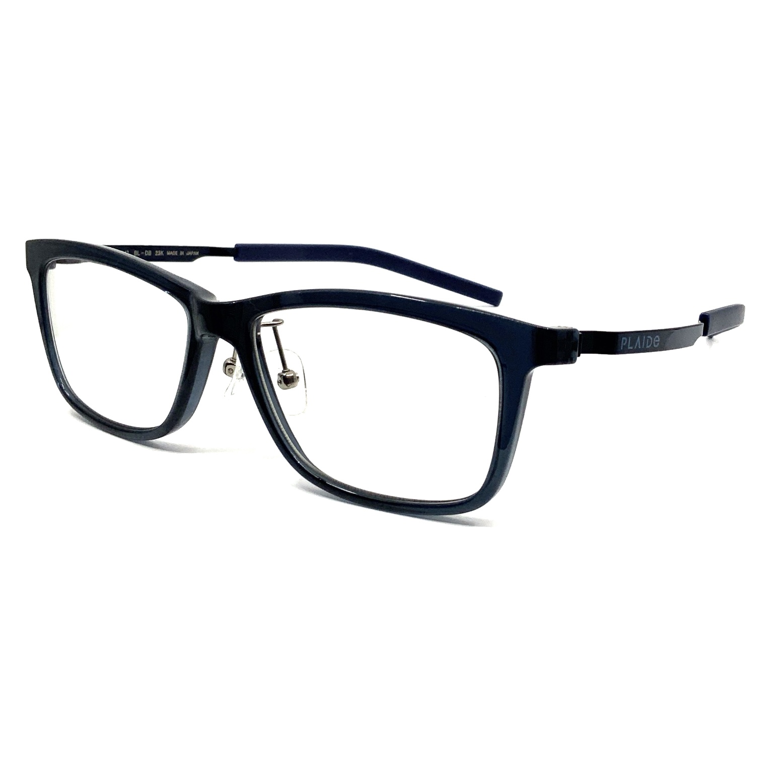 999.9 フォーナインズ PLAIDe プレイド メガネ P-15 BL-DBブルー