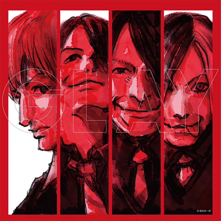GLAY 30周年記念イラストキャラファインアート GLAYの30周年グランド