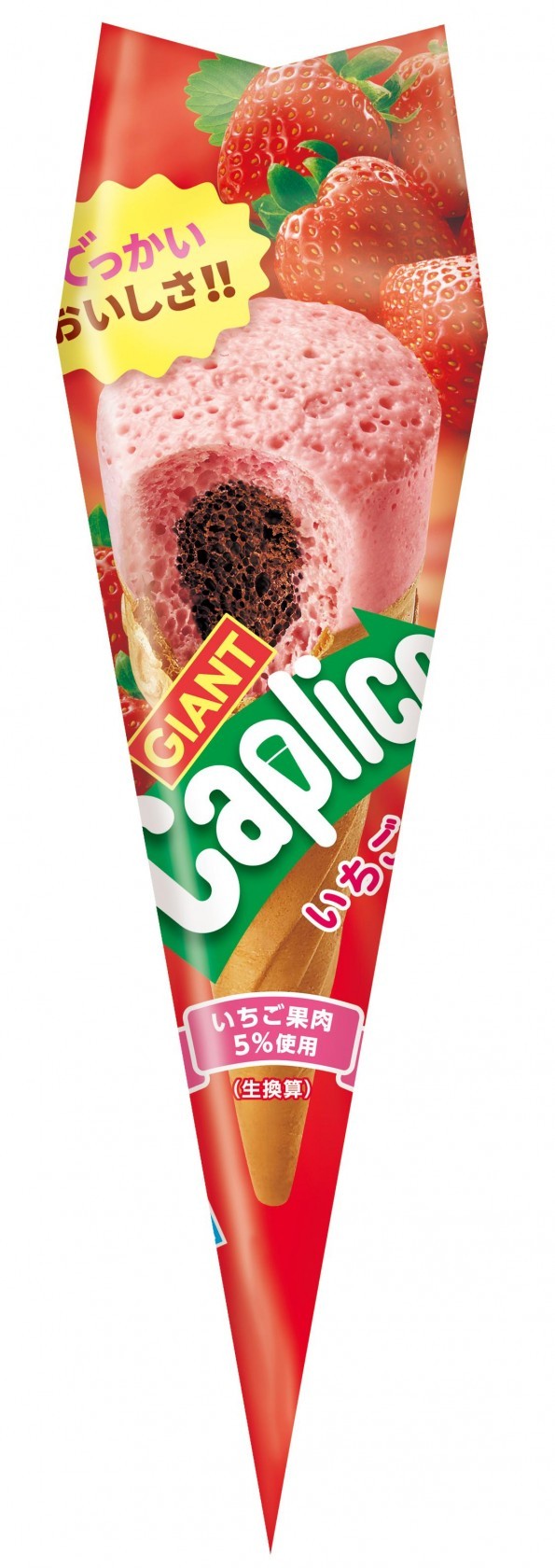 ジャイアントカプリコ＜いちご＞ | 【公式】江崎グリコ(Glico)