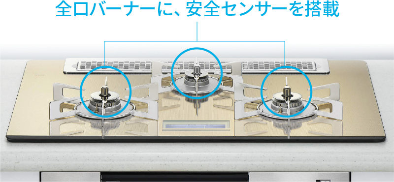 最新コンロ紹介 ｜ Siセンサーコンロ ｜ Gラインとやま LPガス 都市ガス