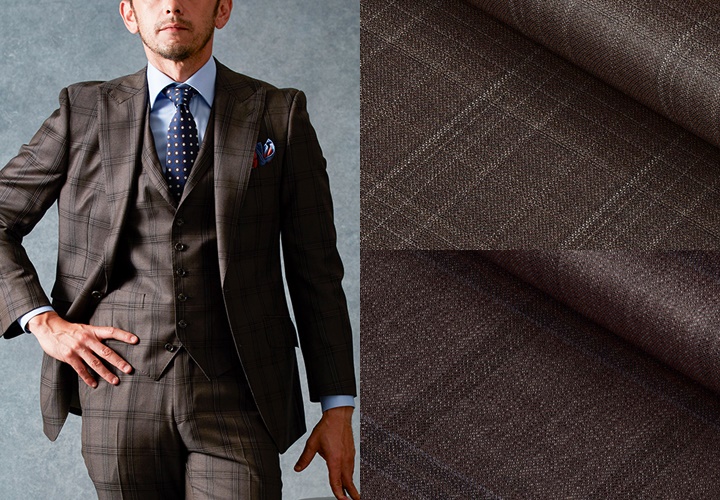 ブラウンチェックスーツの着こなし方 - ENJOY ORDER Magazine