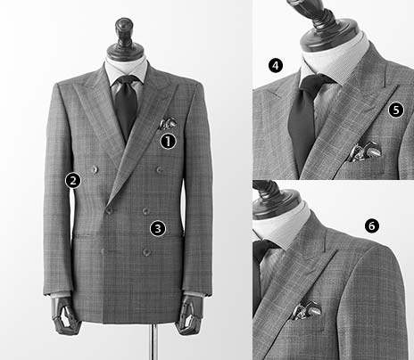 YSLヴィンテージネクタイ × ダブルスーツ 成人式卒業式に映える上品