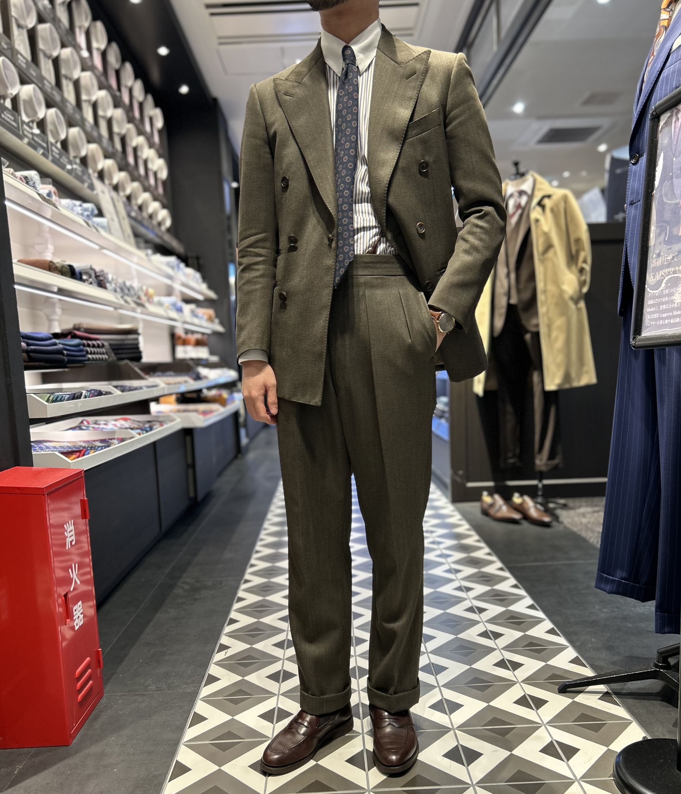 人気のグリーン【京都四条店】｜オーダースーツならGlobal Style