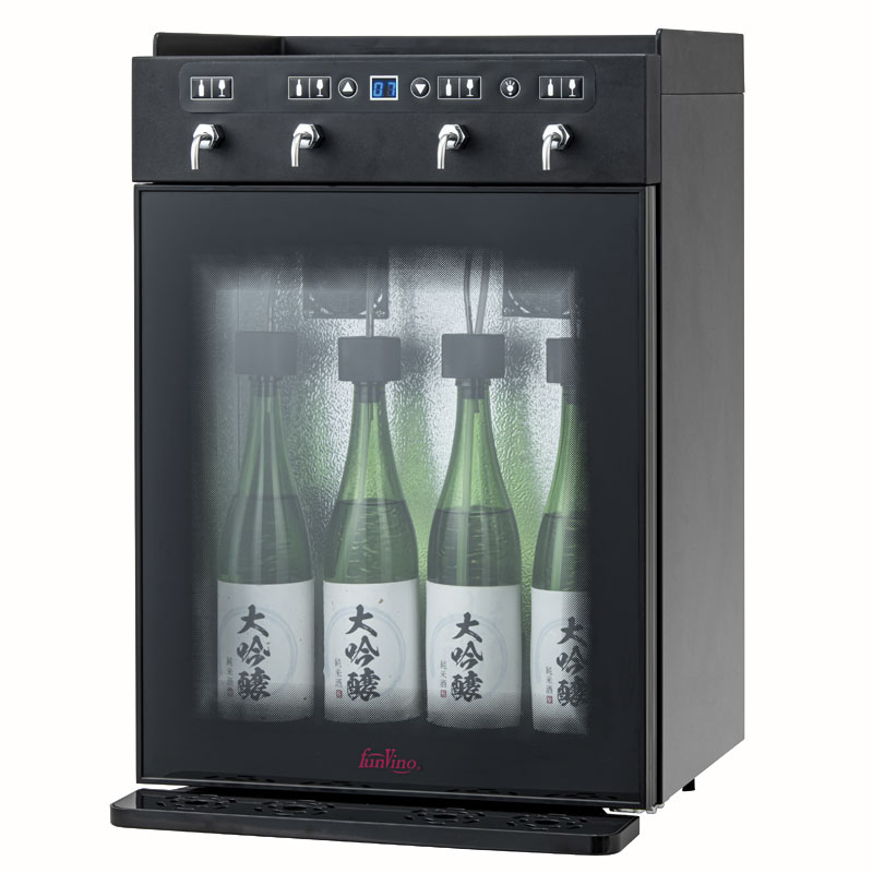 ファンヴィーノ ワイン Sakeサーバー4本用(SC-4B) ブラック/ワインも