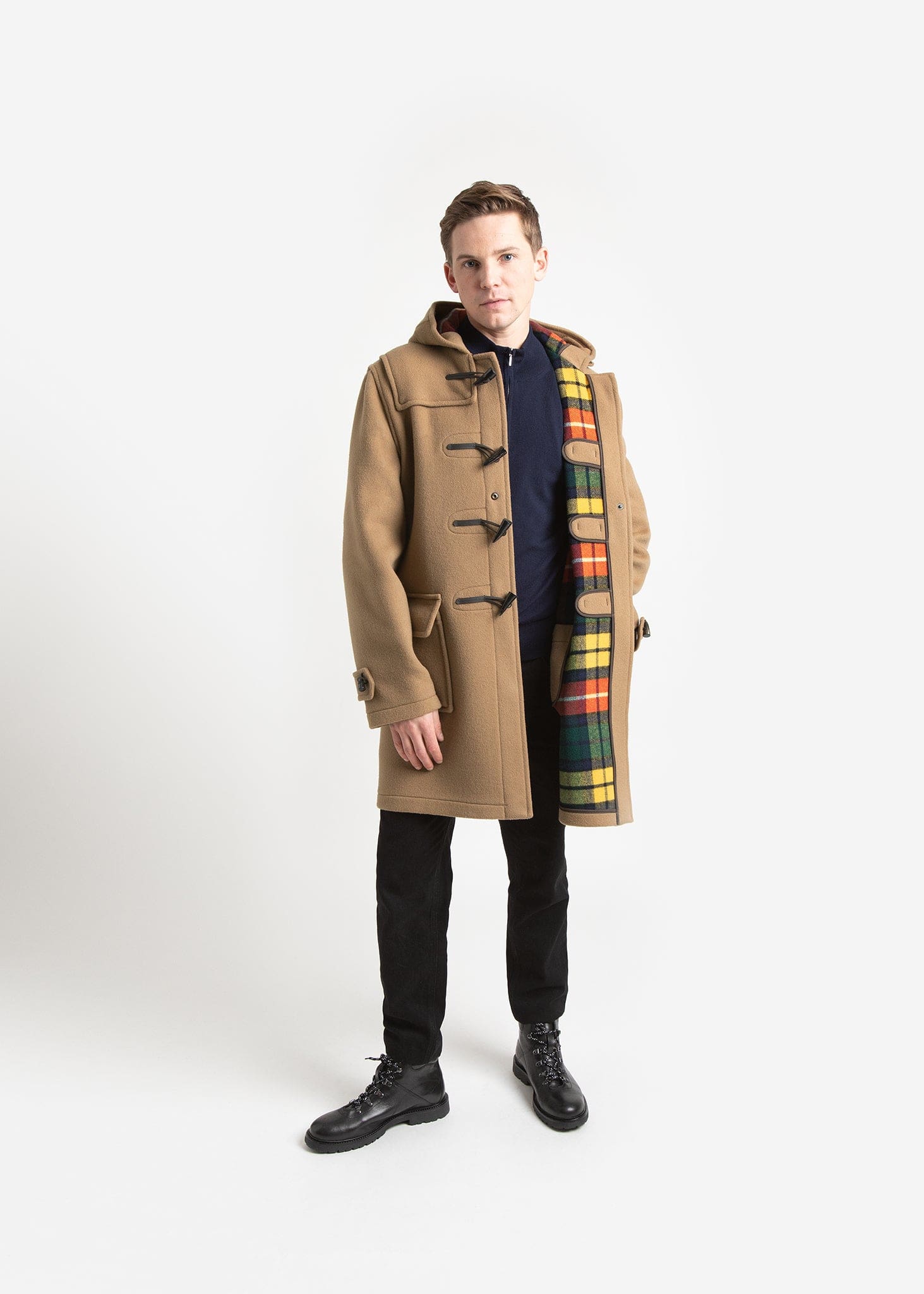 Men's Morris Duffle Coat Camel Buchanan | Gloverall