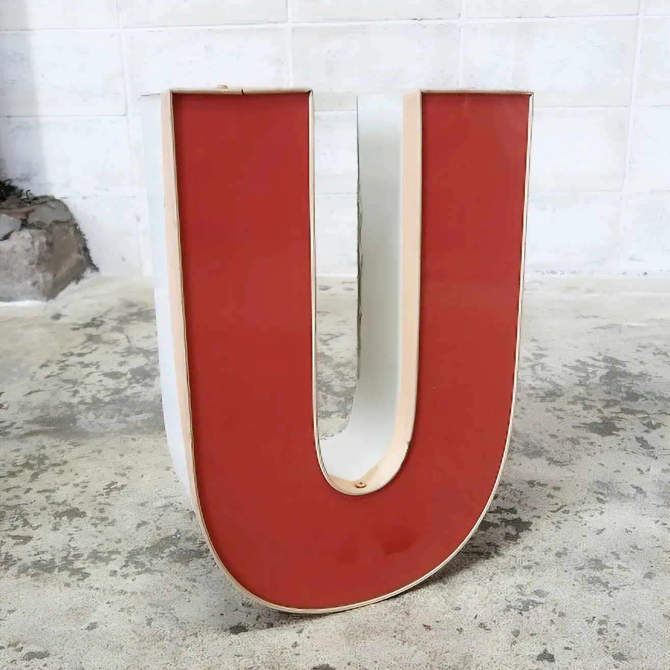 P 看板 アルファベット レターサイン 文字 アメリカ ビンテージ