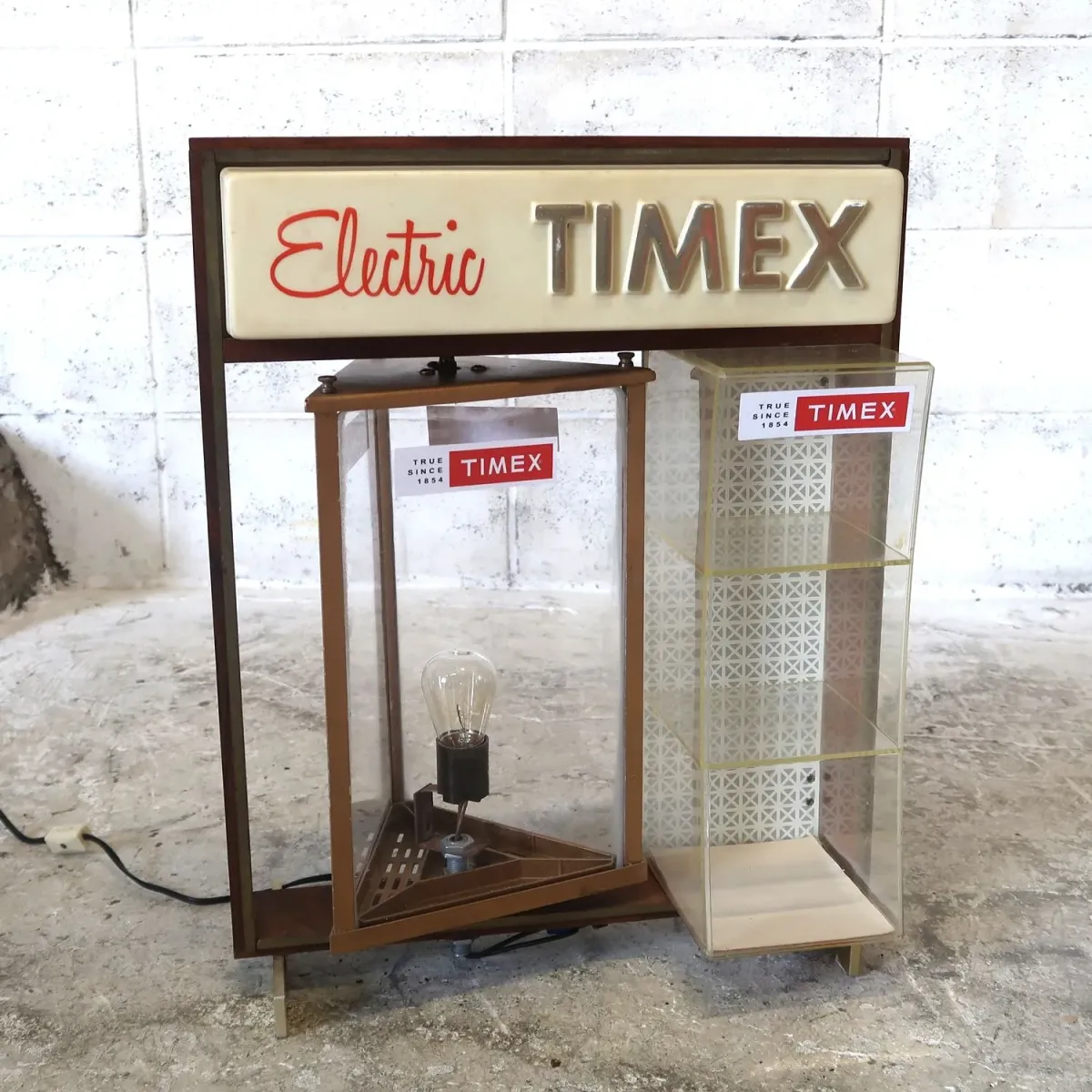 50's TIMEX モーション ショーケース ｜ glow ANTIQUES