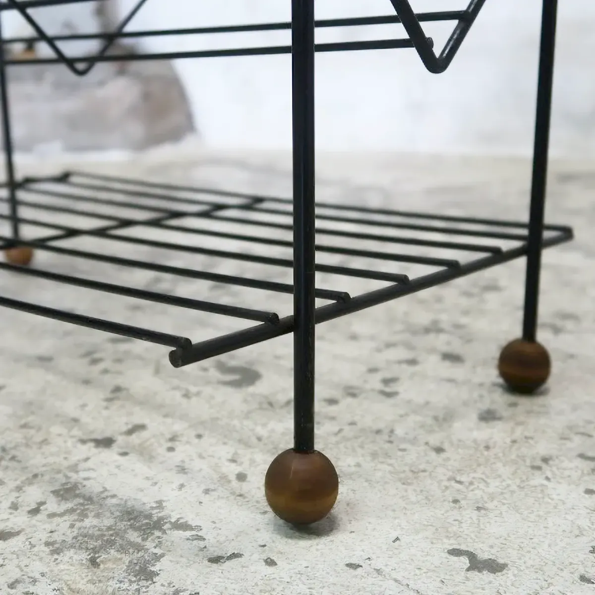 50's アイアンワイヤー レコードラック ｜ glow ANTIQUES