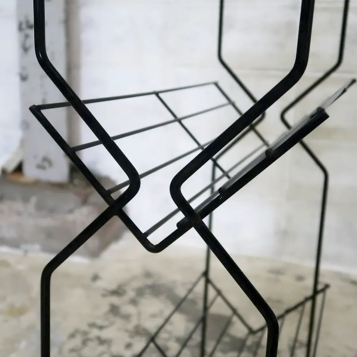 50's アイアンワイヤー レコードラック ｜ glow ANTIQUES