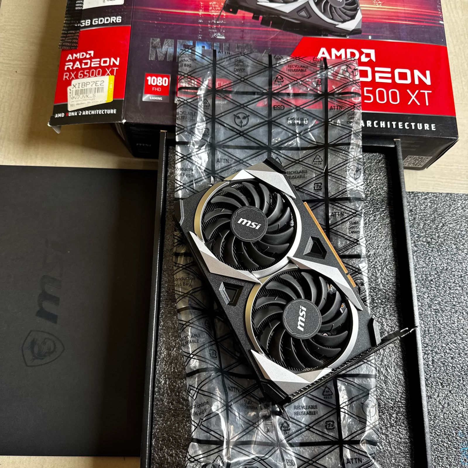 MSI AMD Radeon RX 6500 XT 4GB OC GDDR6 Graphics Card - gpuheaven.com