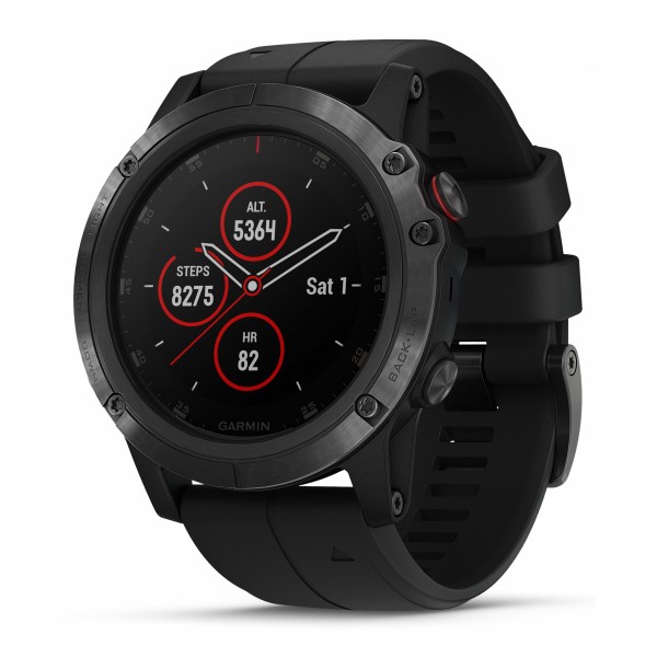 Garmin fenix 5X Plus Sapphire Black with Black Band