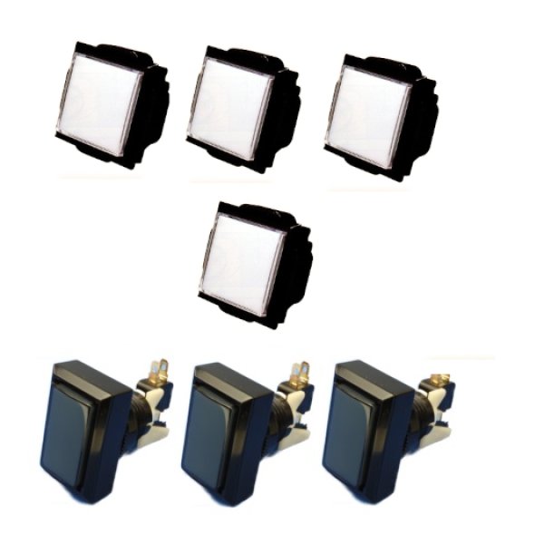 SDVX機：三和ボタンセット（DJDAO/GENBU/YUAN等に適用）